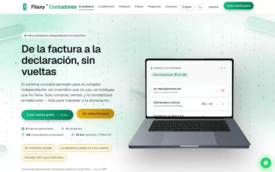 Filaxy Contadores preview