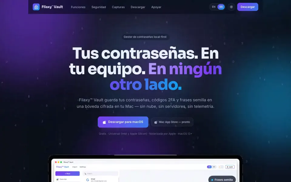 Filaxy Vault preview